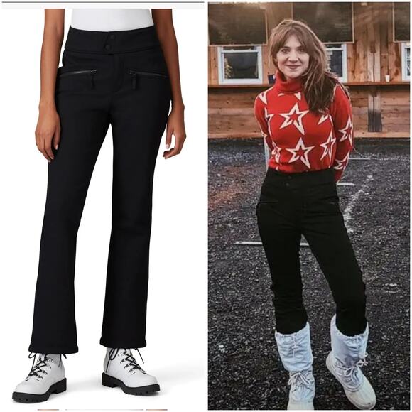 Bogner Fire + Ice Ila Snow Ski Pants Black 12 / Large - Picture 2 of 12